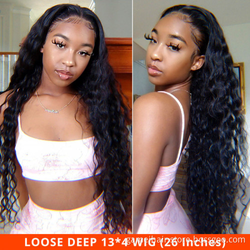 Raw Indian Virgin Straight Human Hair Hd Full 360 Lace Wig For Black Women Wholesale Full Transparent 360 Lace Wig Vendor